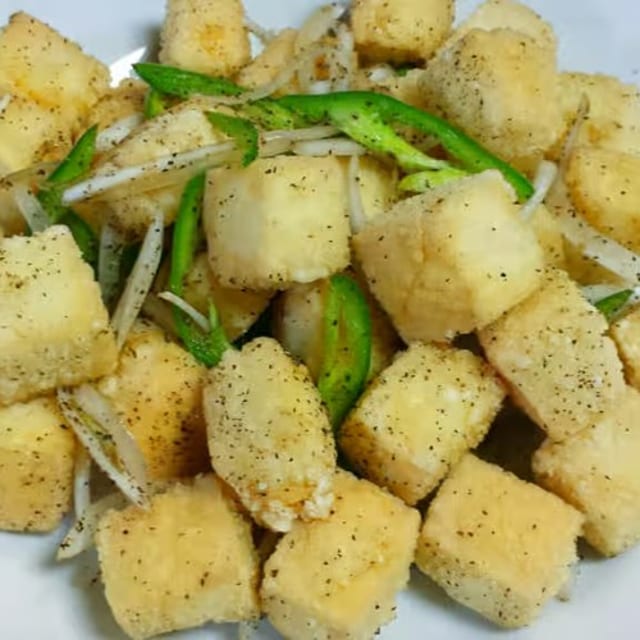 Salt & Pepper Jalapeno Tofu.
