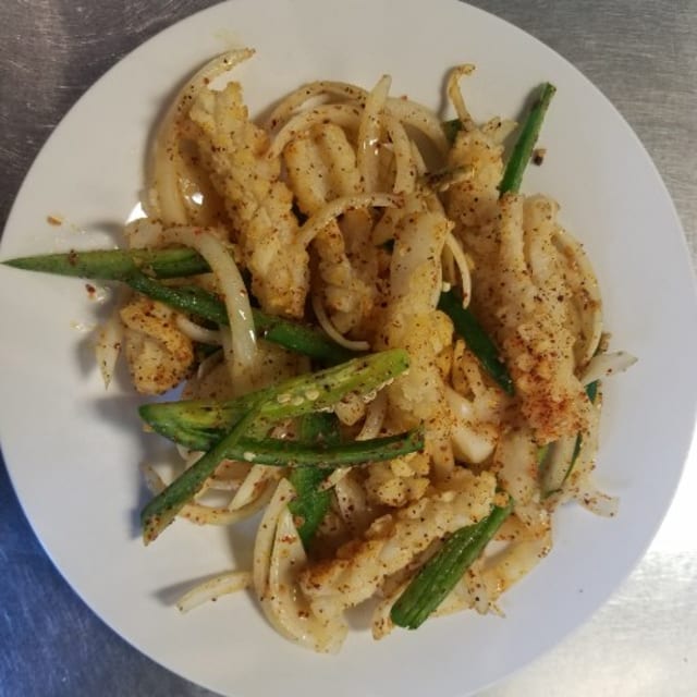 Salt & Pepper Jalapeno Squid.