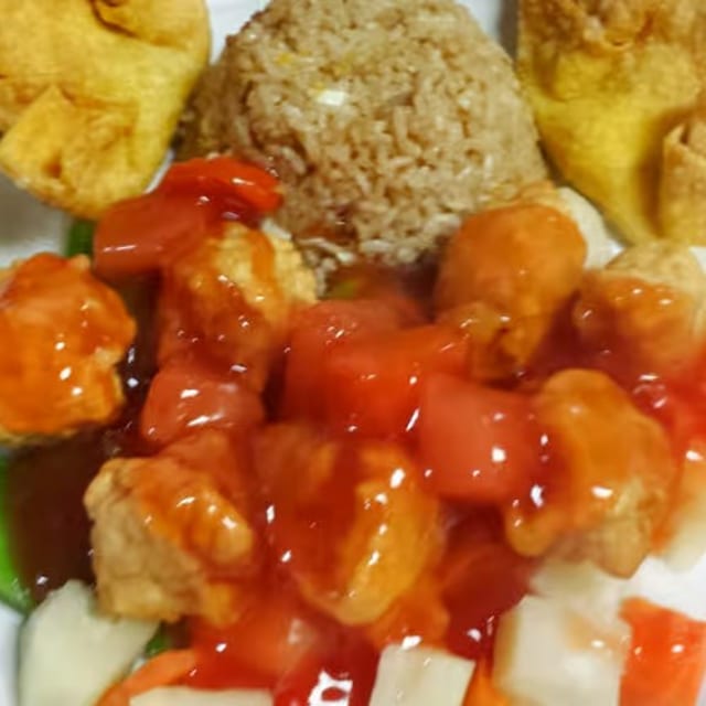 Sweet & Sour Shrimp.