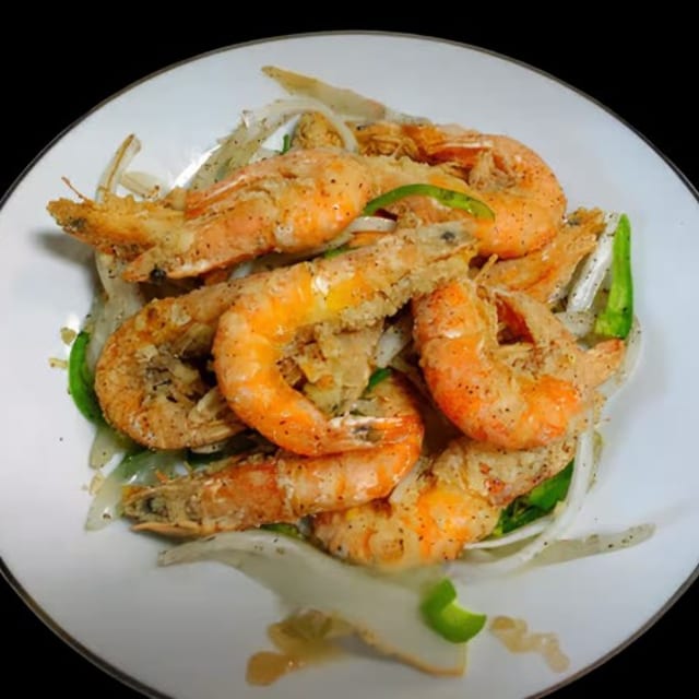 Salt & Pepper Jalapeno Shrimp.