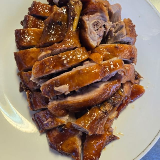 Soy Sauce and Sugar Slow Cooked Duck.